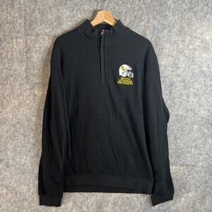 Cutter & Buck Pacific Lutheran University Lutes Football 1/4 Zip Sweater Mens XL